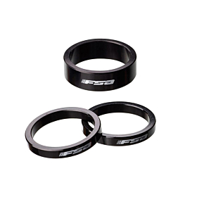 MAKELEN Cuffie filettate esterne da 28,6 mm per sterzo forcella anteriore da 28,6 mm, tubo sterzo da 34 mm e sterzo manubrio da 25,4 mm, sterzo leggero, colore nero