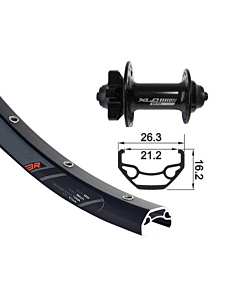 GMB XLC / Rodi Black Rock Disc Ruota Anteriore MTB 26" QR
