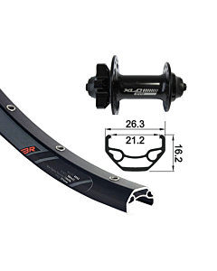 GMB XLC / Rodi Black Rock Disc Ruota Anteriore MTB 27,5" (PP15)