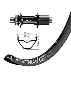 GMB XT / DT Swiss M462 Ruota Posteriore MTB 29" Boost