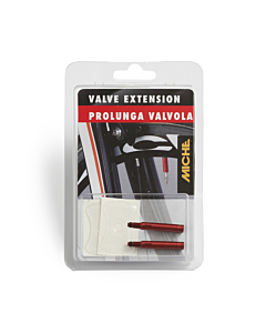 Miche Coppia Prolunghe Valvola in Alluminio + Vibrostop