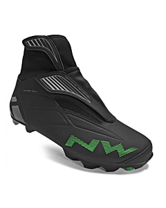 Northwave Husky Black / Green / Silver Scarpe Invernali MTB