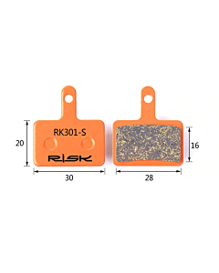 Risk RK301-S Pastiglie Semimetalliche Shimano Deore / Alivio / Acera
