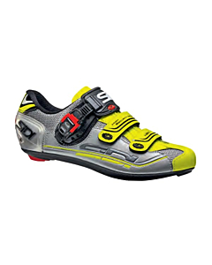 Sidi Genius 7 Fit Carbon Argento / Giallo Scarpe Strada