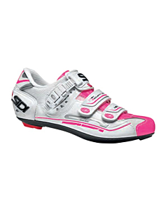 Sidi Genius 7 Fit Carbon Woman Bianco / Rosa Fluo Scarpe Strada Donna