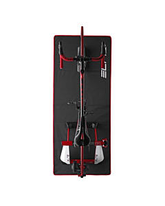 Elite Training Mat Tappeto per Rullo Nero / Rosso