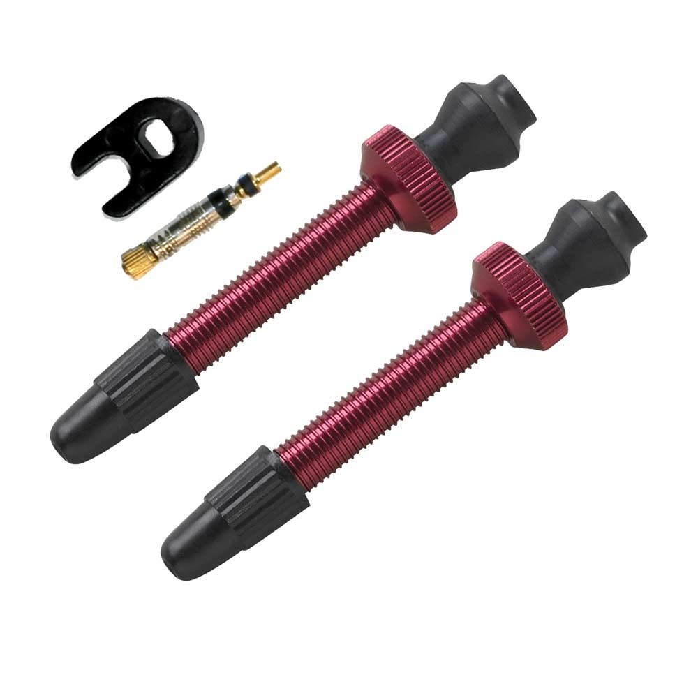 Barbieri Coppia Valvole Tubeless Color in Alluminio 45mm