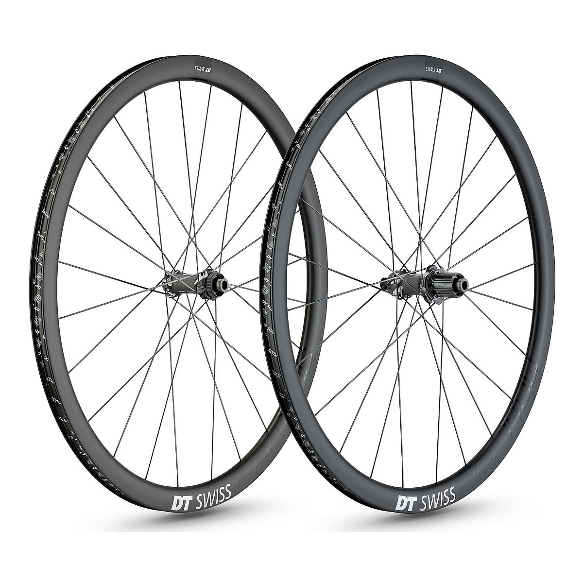 DT Swiss PRC 1400 Spline 35 DB Ruote Corsa Freno a Disco