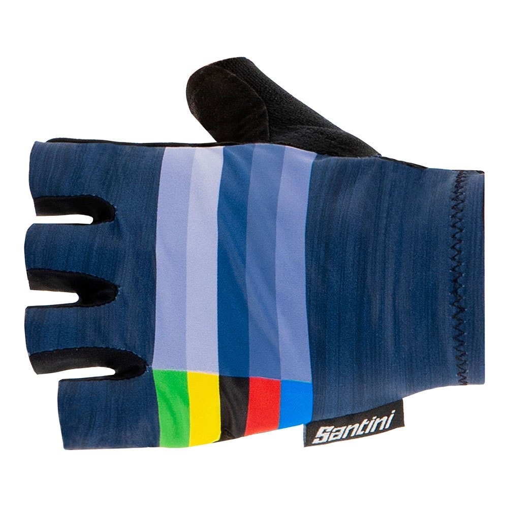 Santini UCI Rainbow Guanti Estivi